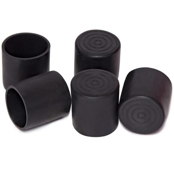 Rubber End Caps 3/4 Inch (19mm) | Non-Slip Protective Tips | Furniture Leg Cover - Picture 1 of 4